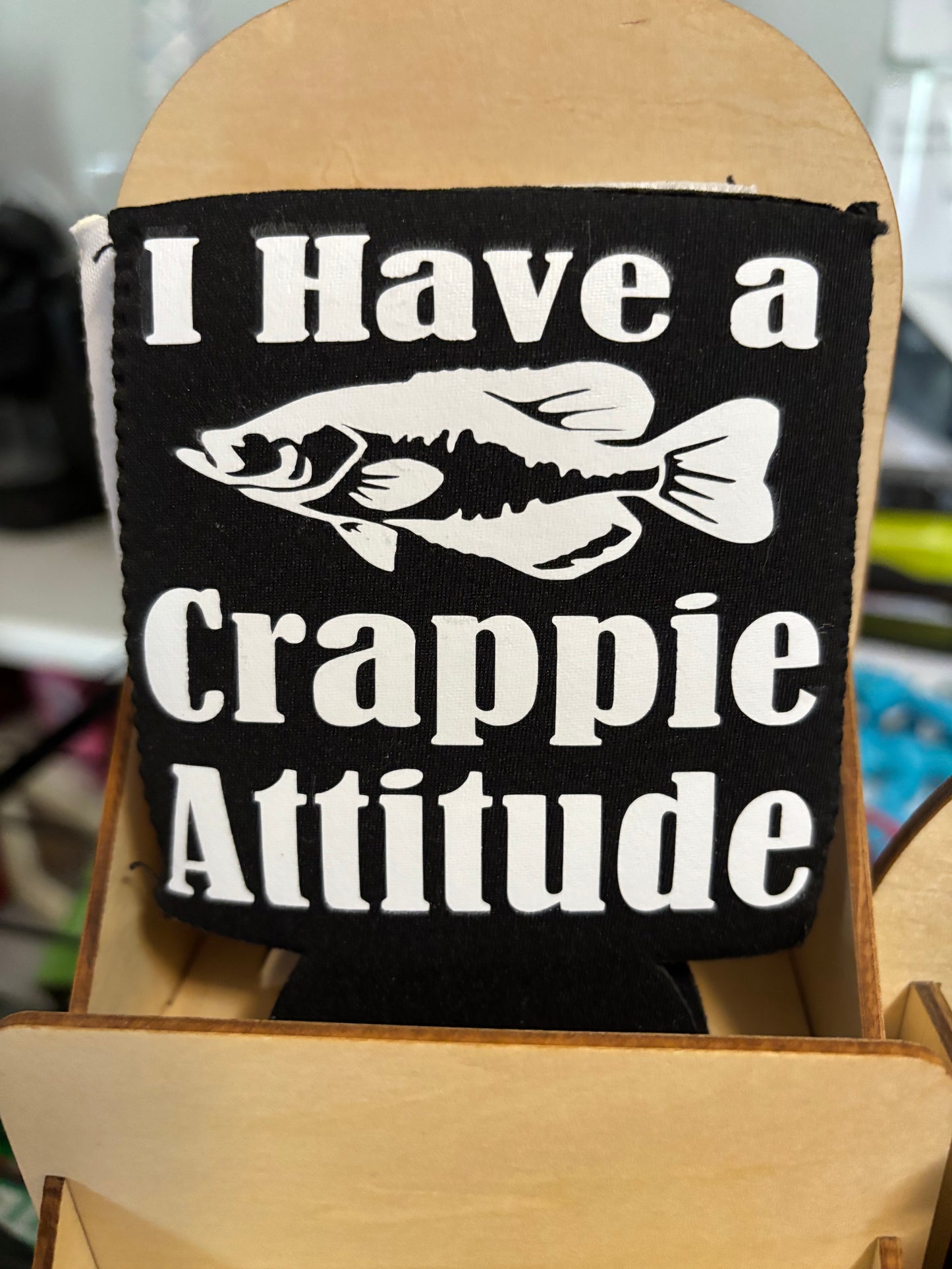Crappie Attitude Koozie